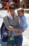 Selma Blair visits the Studio City Farmers Market