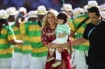 Shakira @ FIFA 2014 World Cup Finale with son MIlan