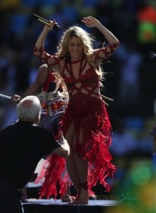 Shakira performs @ FIFA 2014 World Cup Finale
