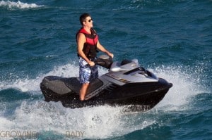 Simon Cowell Jet Skis in St