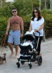 Simon Cowell & Lauren Silverman in Miami with baby Eric
