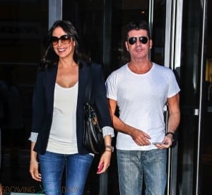 Simon Cowell and pregnant girlfriend Lauren Silverman