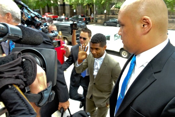 Usher & Ex-Wife Tameka Foster In Court For Custody Battle Following Son's Near Drowning