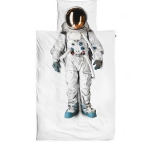 Snurk childrens astronaut bedding