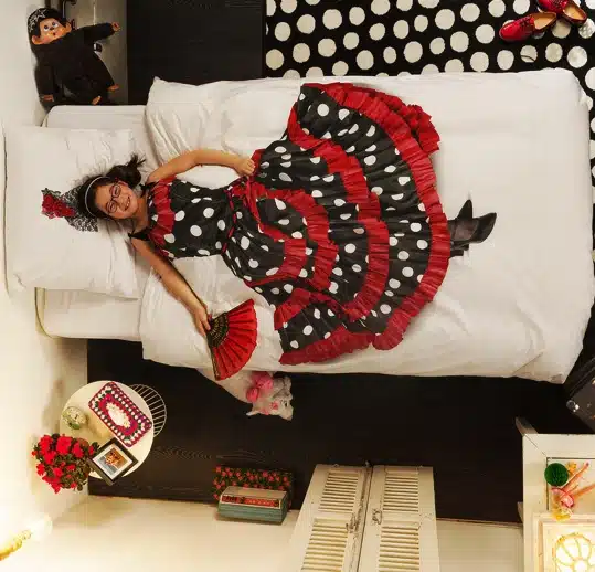 Snurk flamenco childrens bedding