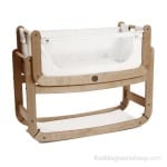 SnuzPod's 3 in 1 Bedside Crib - natural