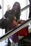 Soleil Moon Frye and daughters spotted at LAX