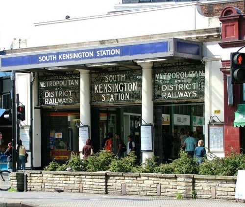 South Kensington station London