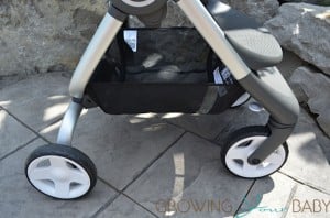 Stokke Scoot - shopping basket side