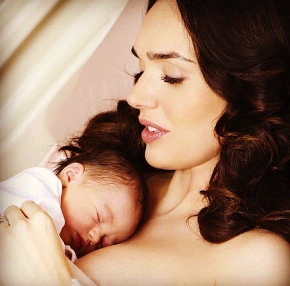 Tamara Ecclestone with newborn daughter Sophia