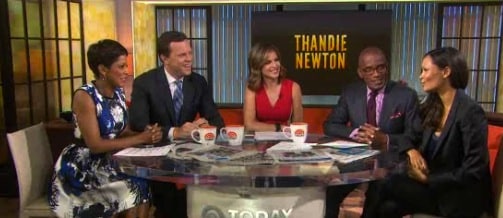 Thandie Newton on the todays show