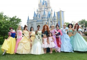 The Disney princess are joined by Rosie and Sophia Grace