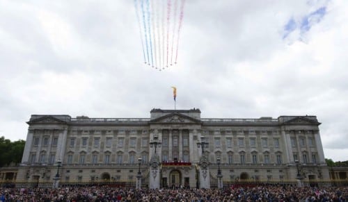 The Royal Family attends Trooping of the color 2013