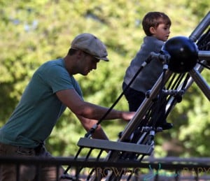 Tom Brady Takes His Sons To The Playground