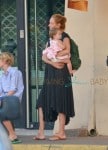 Uma Thurman and Family Spend the Day in Saint-Tropez