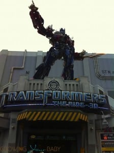 Universal Studios - transformer's ride