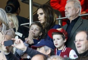 Victoria Beckham attends David Beckham ultimate match in Paris