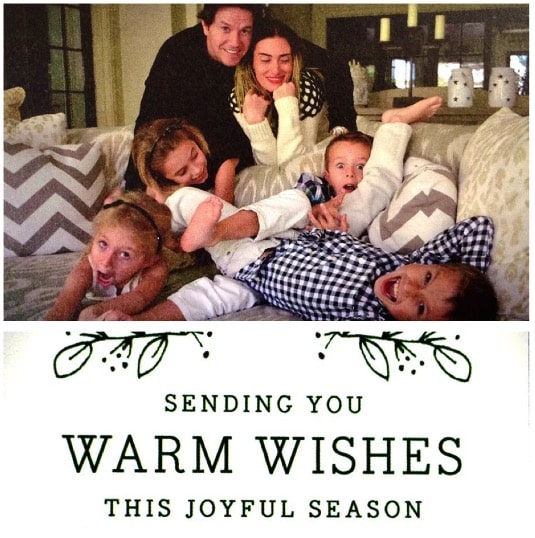 Wahlberg Christmas Card