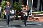 Will Kopelman, Pregnant Drew Barrymore and Olive Kopelman out for lunch LA