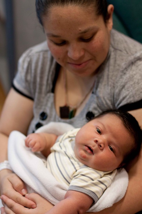 Yessica Ortiz Delgado with son Francisco