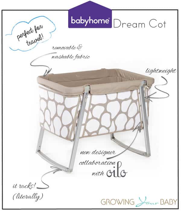 babyhome dream cot oilo collaboration