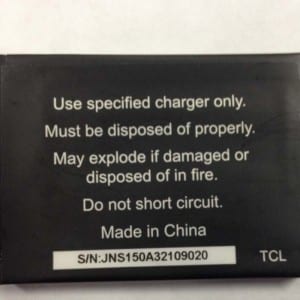 battery with JNS150ALARGE