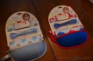 bbox travel bib + flexible spoon