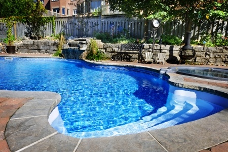 beautiful swimming pool