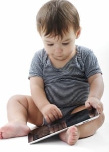 boy with a tablet