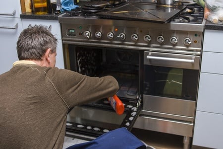 dad doing chores