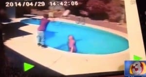 father Corey McCarthy throws toddler into pool as punishment