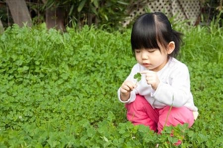 girl playing