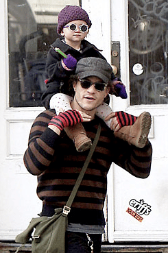 heath Ledger with daughter matilda