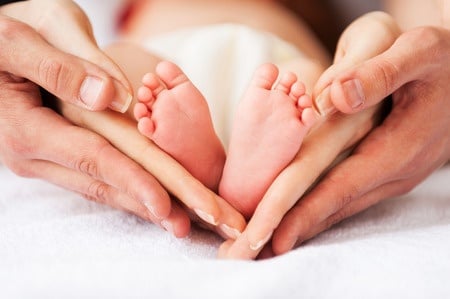 newborn feet