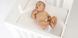 newborn in the Moodelli Baby Box