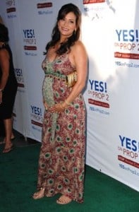 pregnant Constance Marie arrives at Yes!
