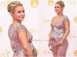 pregnant Hayden Panettiere at the 66th Annual Emmy Awards