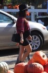 pregnant Kourtney Kardashian at Moorpark Farm