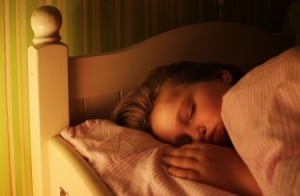 sleeping girl