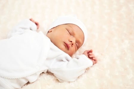 sleeping newborn