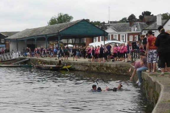 stroller rescue Exeter Quay,