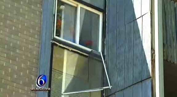 teen Austin Konopacki catches baby who feel from this window
