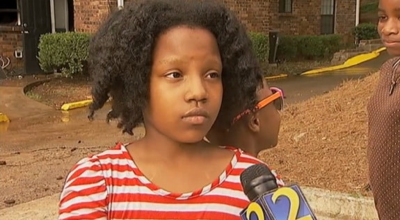 ten-year-old hero Zna Gresham