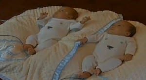 twins born 39 days apart - Carl and David Cowen